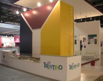 Patrimonio del Trentino, fiera EIRE. Milano, giugno 2010 - progettazione e allestimento spazio espositivo