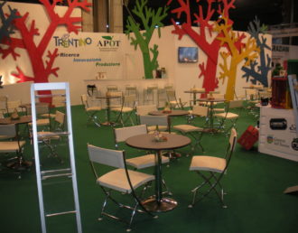 APOT Associazione Produttori Ortofrutticoli Trentini, fiera Interpoma. Bolzano, novembre 2014 - progettazione ed allestimento spazio espositivo dedicato alla filiera della mela