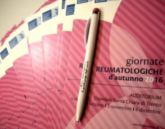 Giornate Reumatologiche d'Autunno. Trento, ottobre-novembre-dicembre 2016