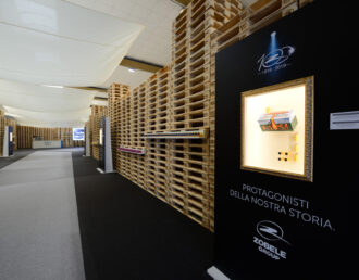 100 anni Zobele. Trento, ottobre 2019 - progettazione spazi per celebrazione aziendale