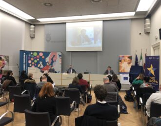 Evento ibrido di lancio Centro Europe Direct Trentino. Trento, novembre 2021