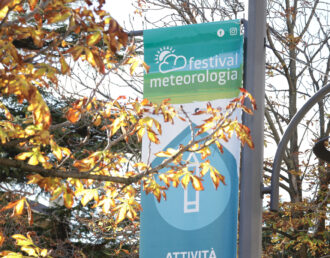 Festivalmeteorologia. Rovereto (TN), novembre 2023 - allestimento urbano