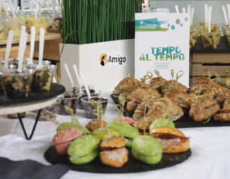 Aperitivo sponsorizzato per offrire un’occasione di scambio tra ospiti e relatori